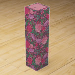Spring Garden Mother's Day Japanese Paper Lanterns Wine Box<br><div class="desc">This beautiful Victorian Steampunk spring garden design is influenced by Asian cultures. It features shades of red, pink, and green with This floral design is a lovely addition to your Mother's Day or birthday celebration, and it also works well for corporate or business events. Mix and match this spring garden...</div>