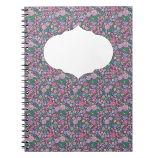 Spring Garden Mother's Day Poppies Japanese Fans Notebook
