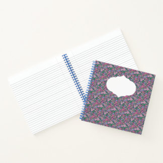Spring Garden Mother's Day Poppies Japanese Fans Notebook