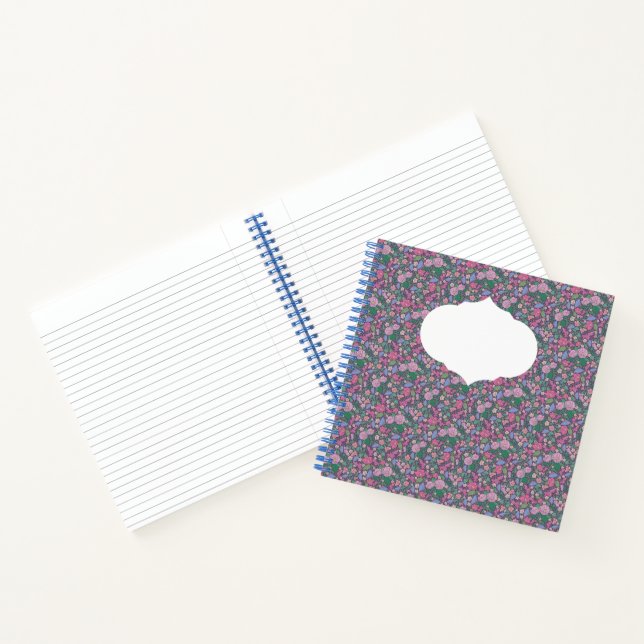 Spring Garden Mother's Day Poppies Japanese Fans Notebook (Inside)