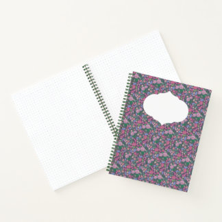 Spring Garden Mother's Day Poppies Japanese Fans Notebook