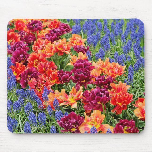 spring garden mouse pad (Front)
