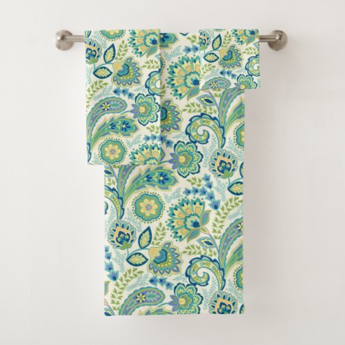 Spring Garden Paisley Bath Towel Set