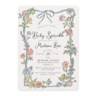 Spring Garden Party Pastel Floral Baby Sprinkle