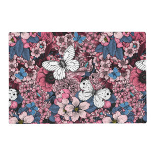 Spring garden placemat