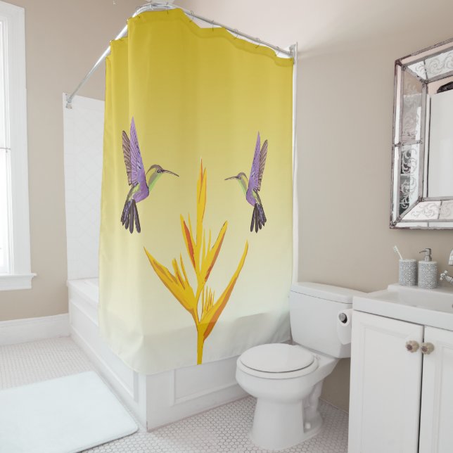 Spring Garden Shower Curtain (In Situ)