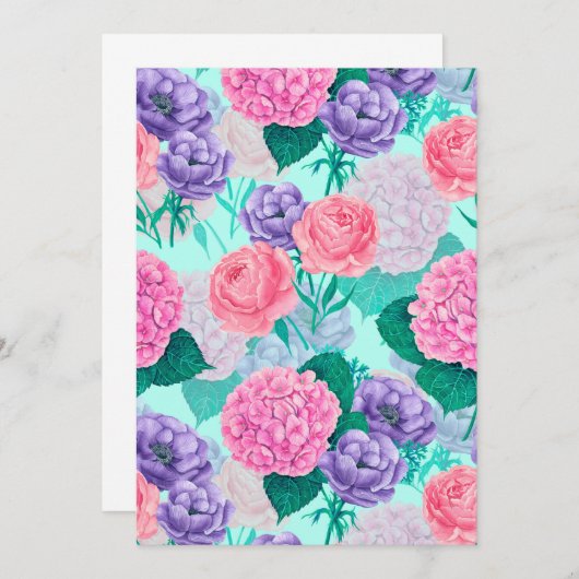 Spring garden watercolor 2 (Front/Back)