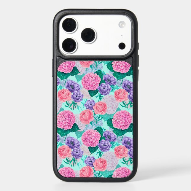 Spring garden watercolor 2 otterbox iPhone case (Back)