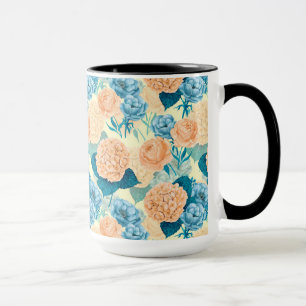 Spring garden watercolor mug