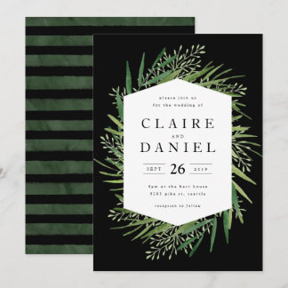 Spring Garden Wedding Invitation