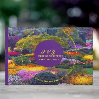 Spring Garden Wedding Theme Guestbook 1st Corinthi