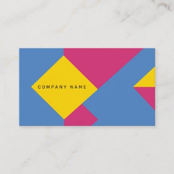 Spring Geometry Business Card by RicardoArtes at Zazzle