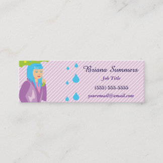 Spring Girl Mini Business Card