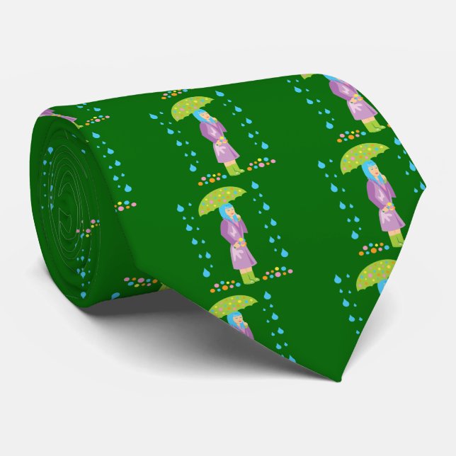 Spring Girl Neck Tie (Rolled)