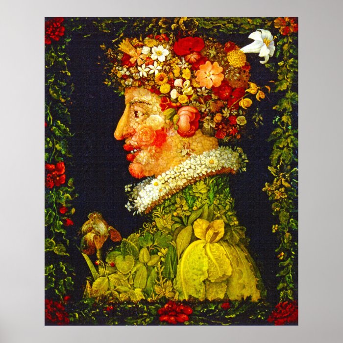 Spring   Giuseppe Arcimboldo Print