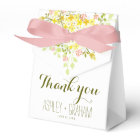 Spring Glory Personalized Floral Wedding Favor Box