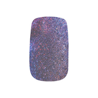 Spring Glow Glitter Nails Minx Nail Art