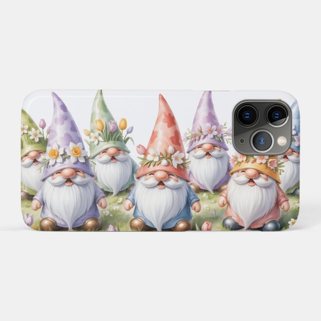 Spring Gnomes in a Meadow Case-Mate iPhone Case (Back (Horizontal))