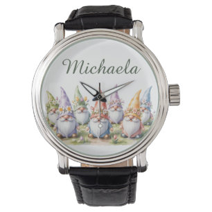 Spring Gnomes in a Meadow Watch