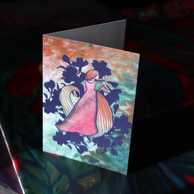 Spring Goddess Butterfly Art Card (Creator Uploaded)