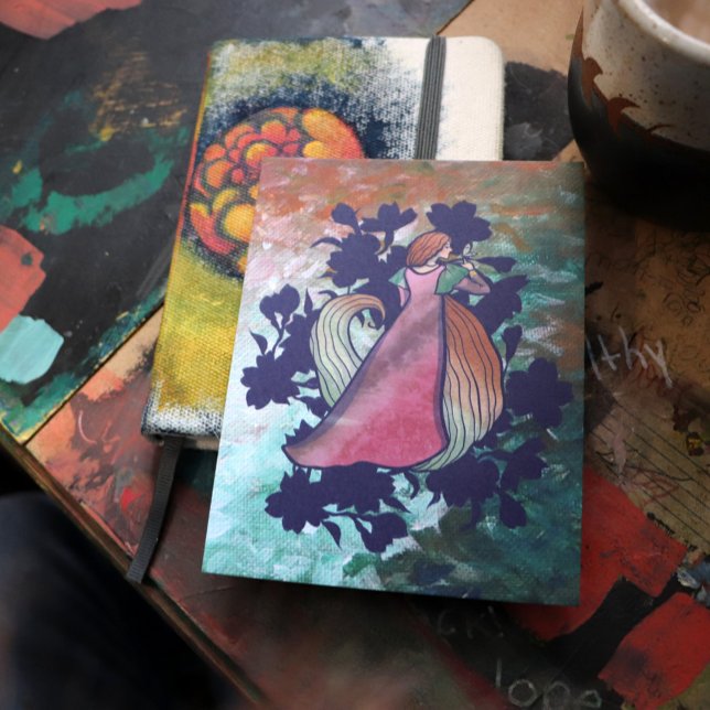 Spring Goddess Butterfly Art Postcard (Creator Uploaded)