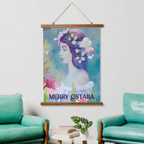 Spring Goddess Eostre Equinox Ostara Pagan Holiday Hanging Tapestry