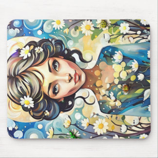 Spring Goddess Mouse Pad