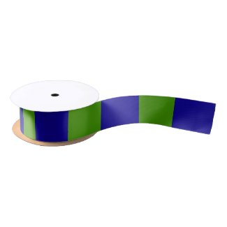 Spring Green and Blue Colored Stripes, Elegant 