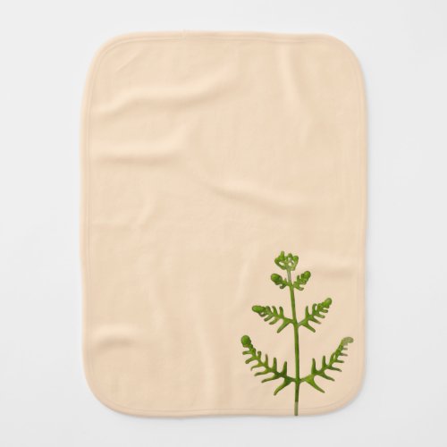 spring green  baby burp cloth
