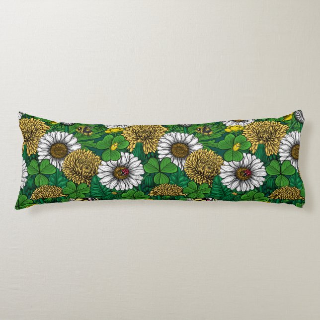 Spring green body pillow (Front)