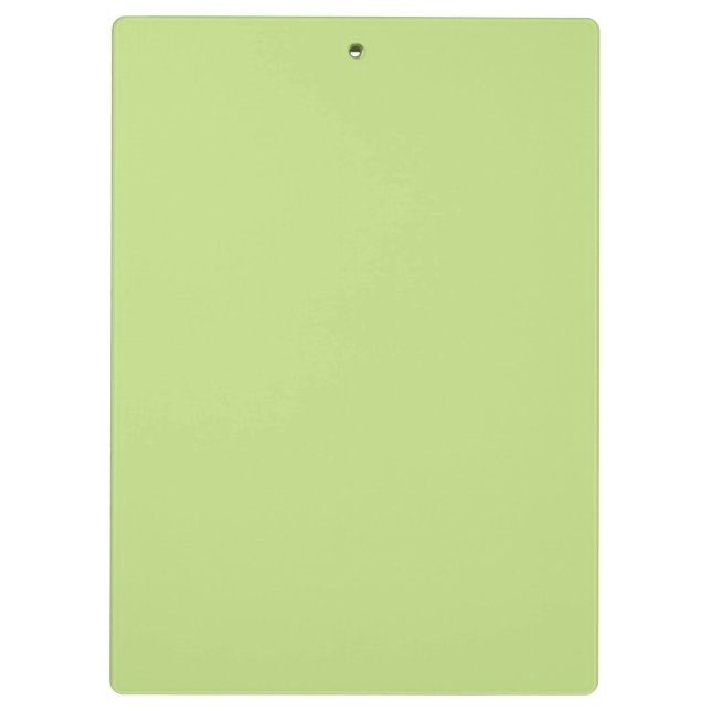 Spring Green Color Ready to Customize Clipboard (Back)