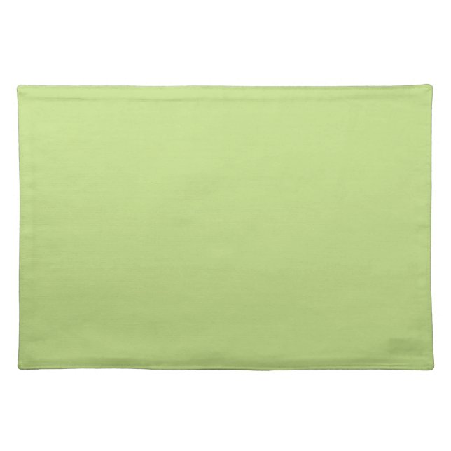 Spring Green Color Ready to Customize Cloth Placemat (Front)