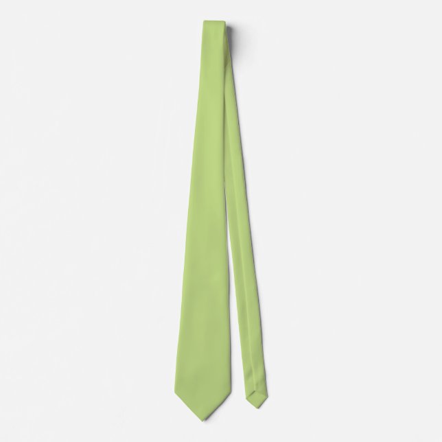 Spring Green Color Ready to Customize Tie (Front)