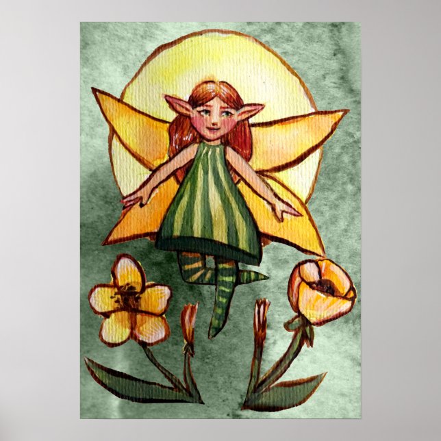 Spring Green Fairy                                 Poster (Front)