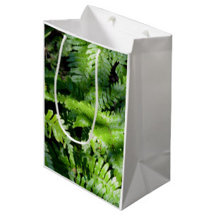 Spring Green Ferns Medium Gift Bag