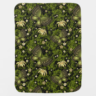 Spring Green-gold Pattern Baby Blanket