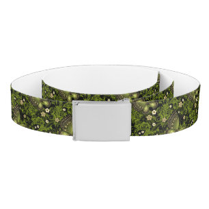 Spring Green-gold Pattern Belt