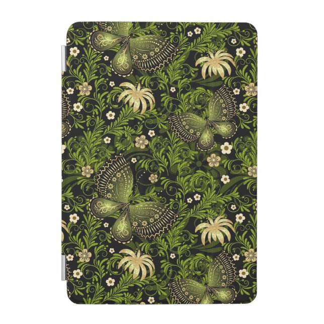 Spring Green-gold Pattern iPad Mini Cover (Front)