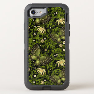 Spring Green-gold Pattern OtterBox Defender iPhone SE/8/7 Case