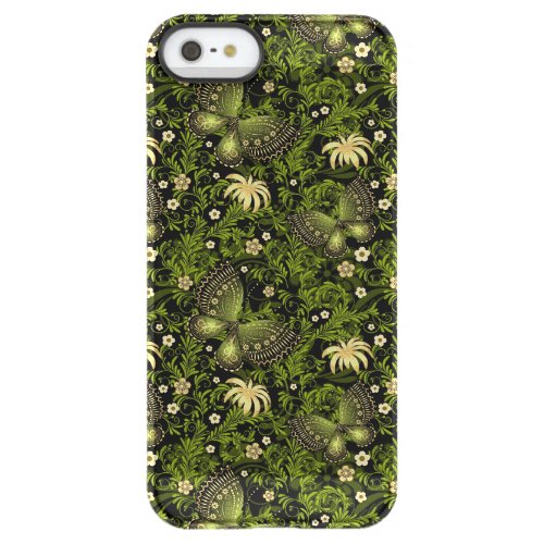 Spring Green_gold Pattern Permafrost iPhone SE55s Case