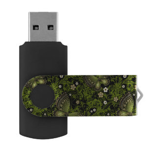 Spring Green-gold Pattern USB Flash Drive