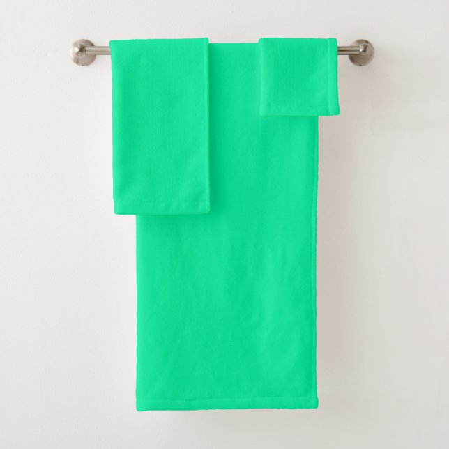 Spring Green Gradient  Bath Towel Set (Insitu)
