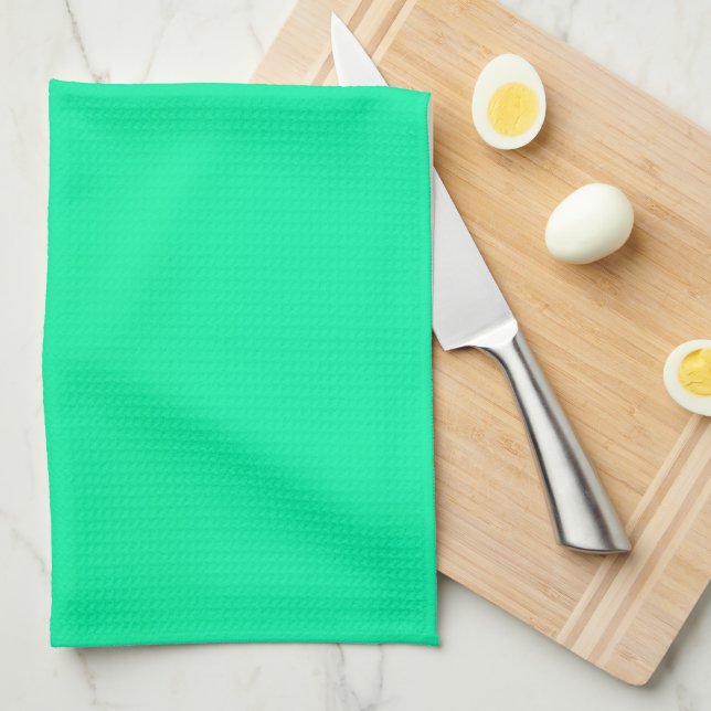 Spring Green Gradient  Kitchen Towel (Quarter Fold)