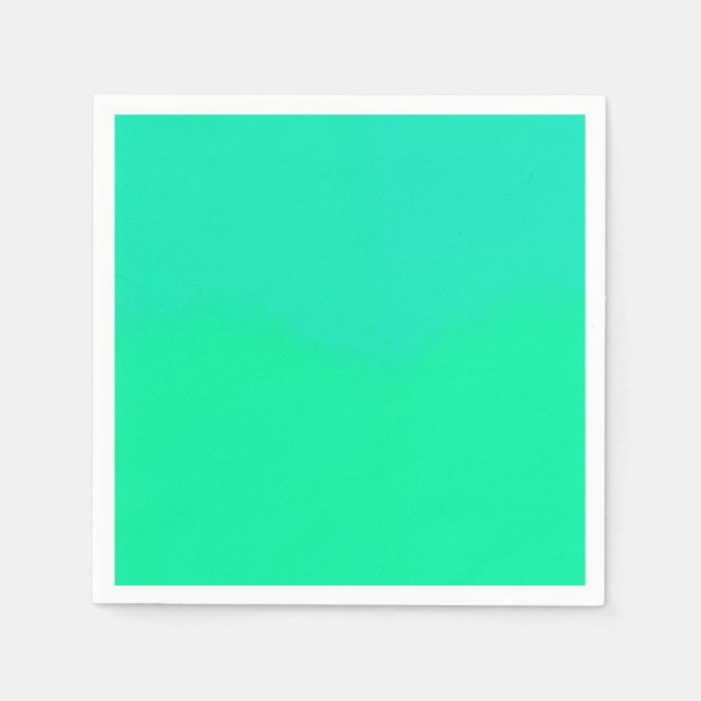 Spring Green Gradient  Napkins (Front)