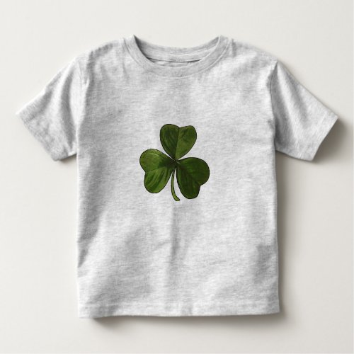 Spring Green Irish Shamrock Toddler T_shirt