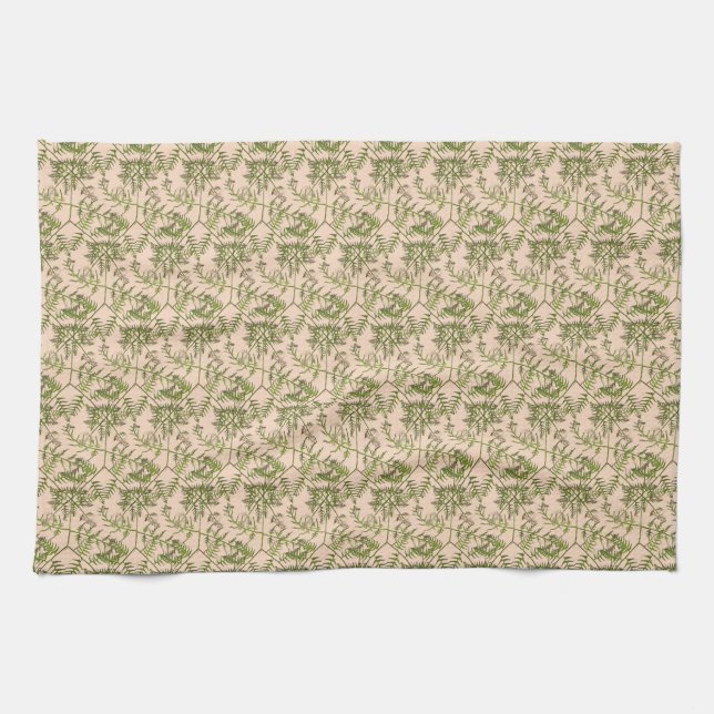 spring green  kitchen towel (Horizontal)