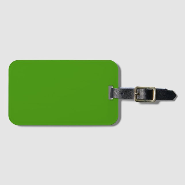 Spring Green Luggage Tag (Front Horizontal)