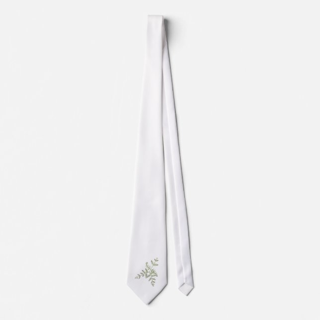 spring green  neck tie (Front)