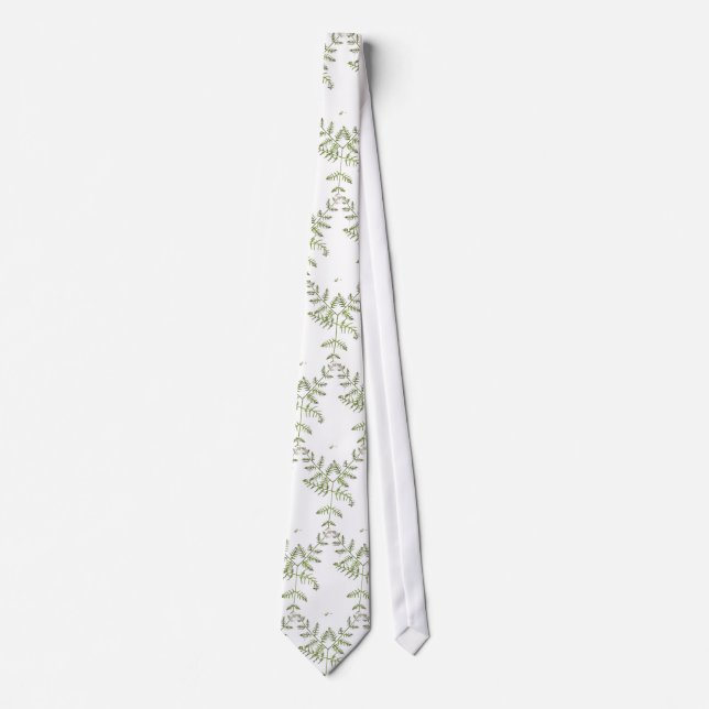 spring green  neck tie (Front)