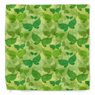 Spring Green Pattern Bandana